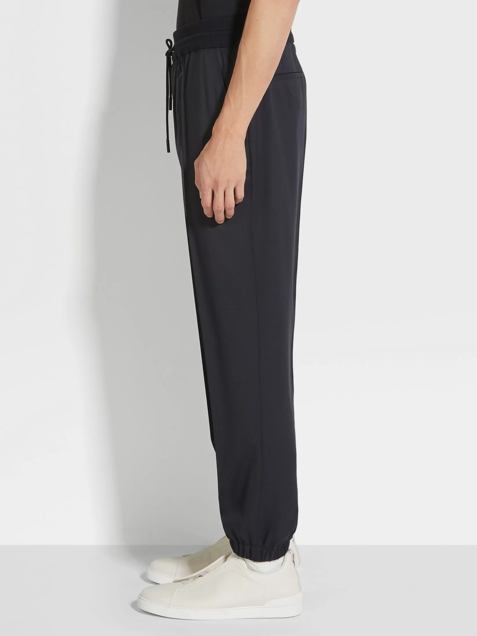 Discount ZEGNA Pantalones Jogger de Lana High Performance™ Color Negro
