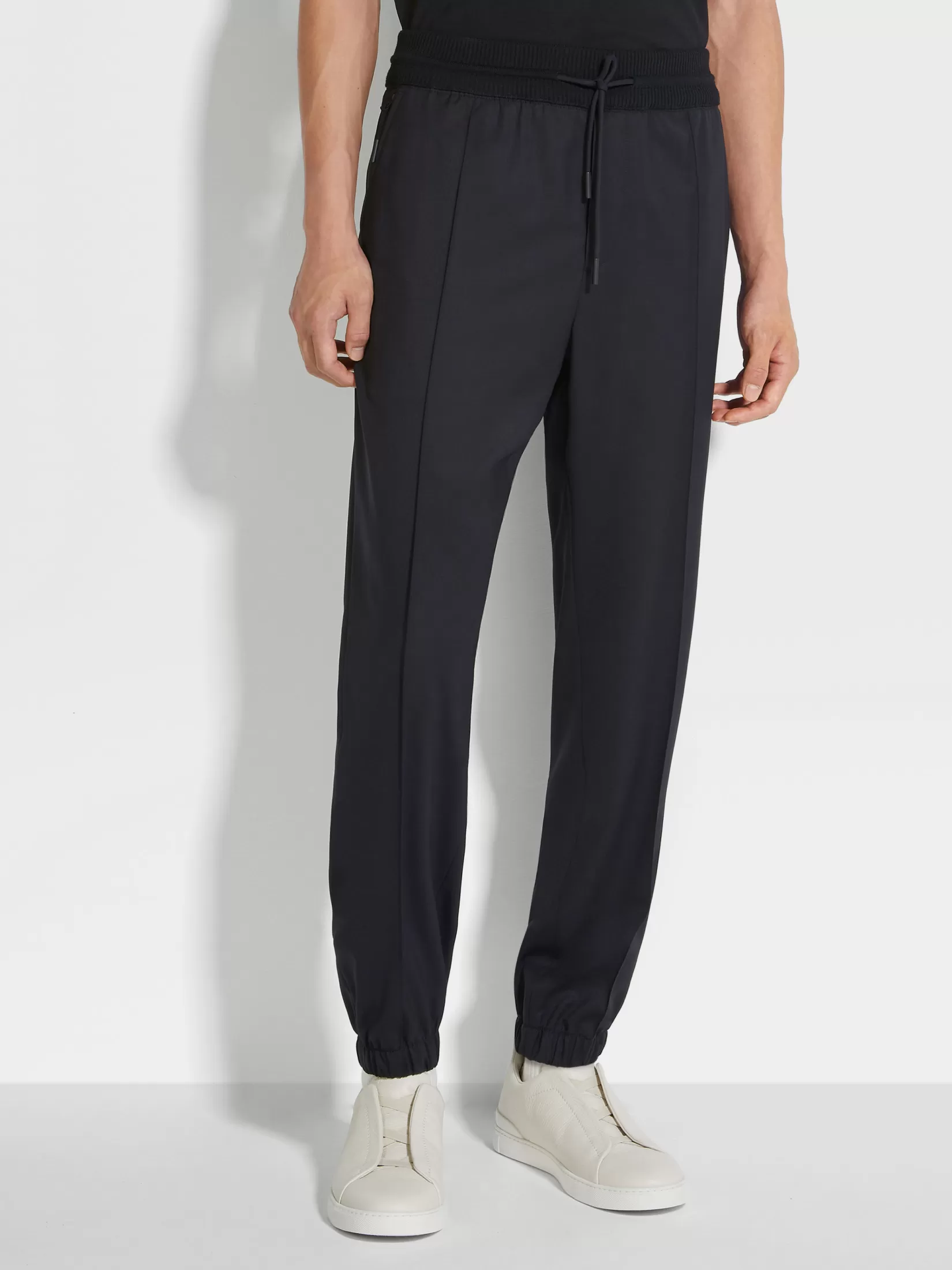 Discount ZEGNA Pantalones Jogger de Lana High Performance™ Color Negro