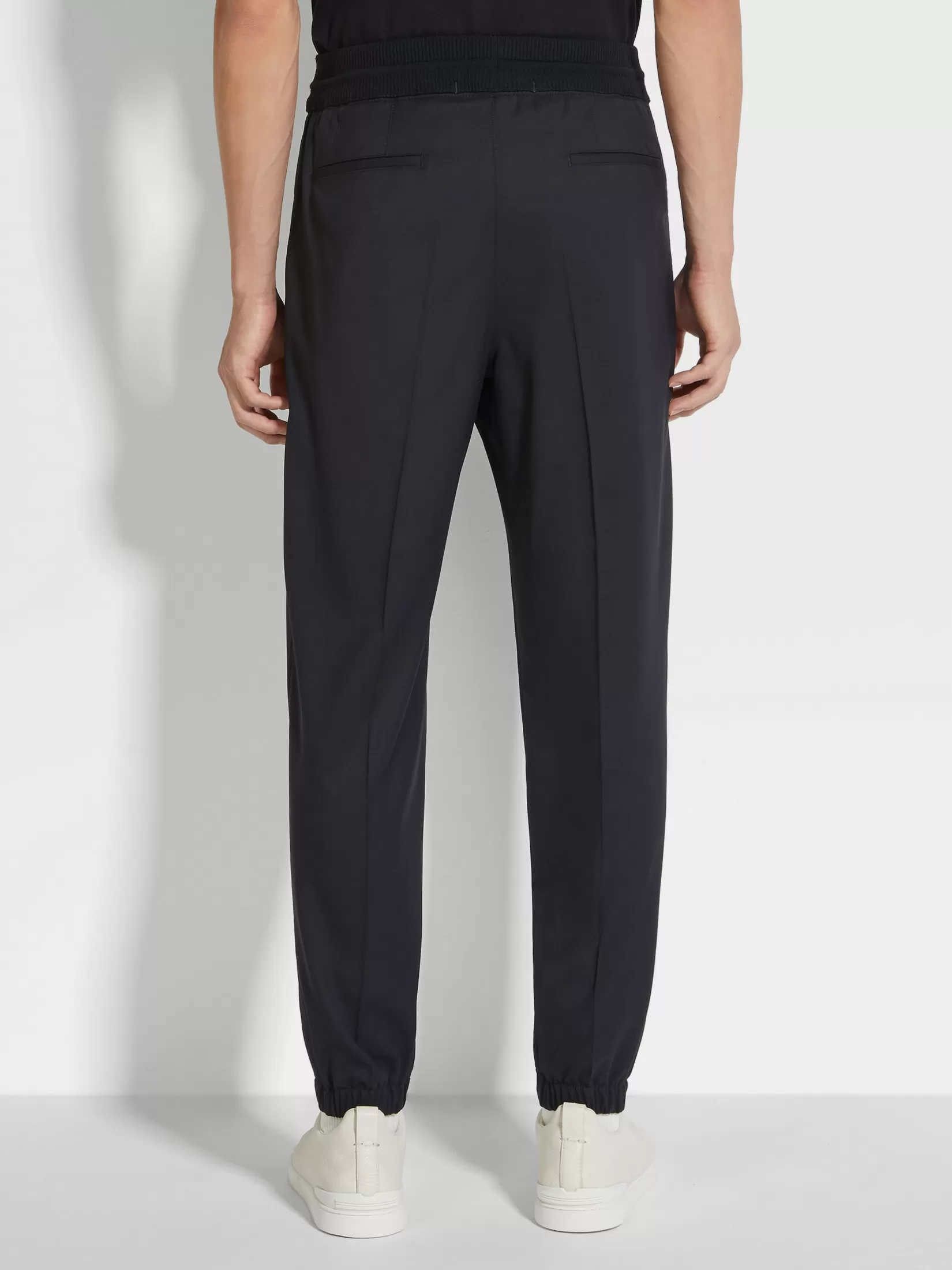 Discount ZEGNA Pantalones Jogger de Lana High Performance™ Color Negro