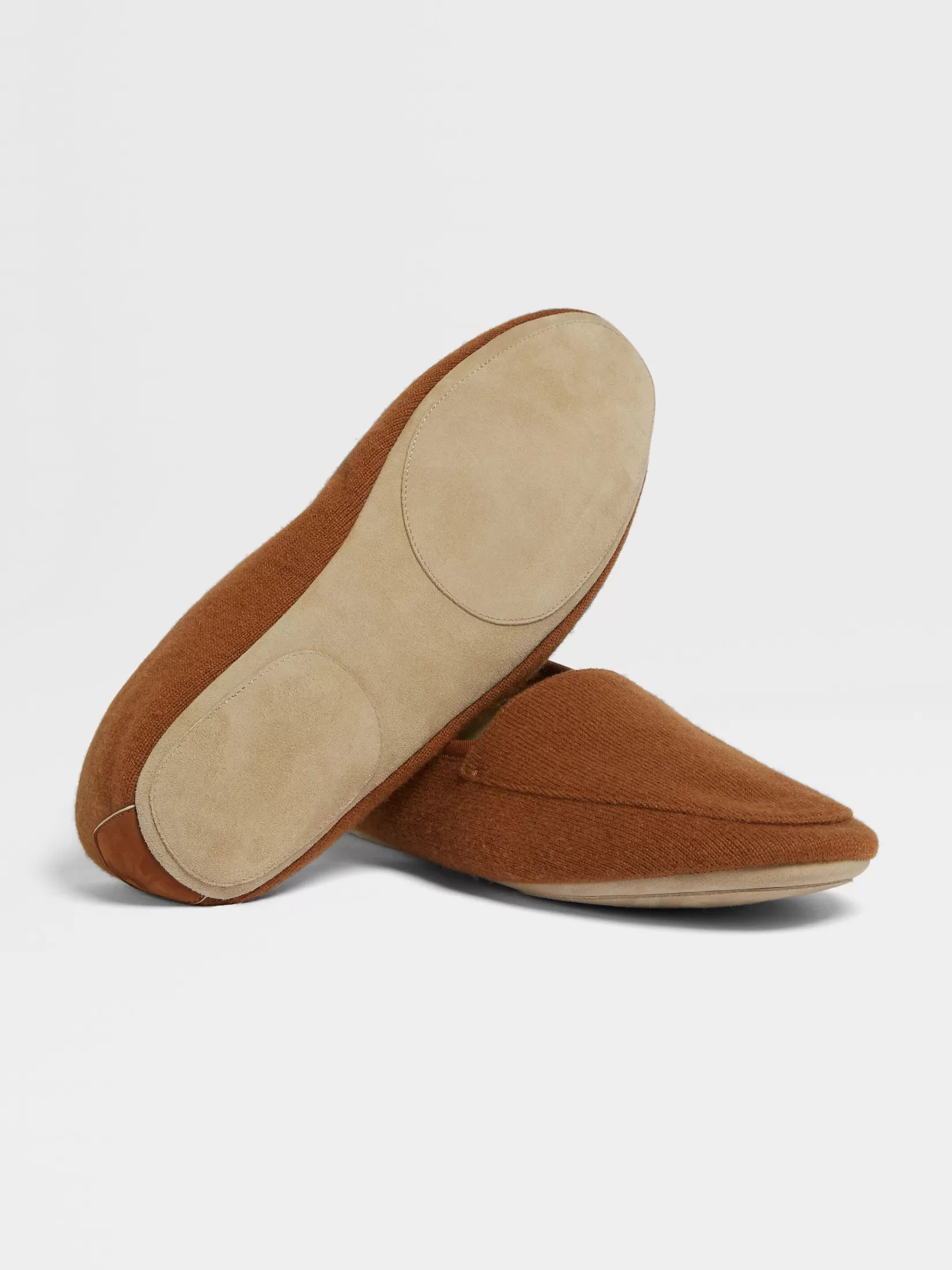 Clearance ZEGNA Pantuflas en Cachemira Color Foliage