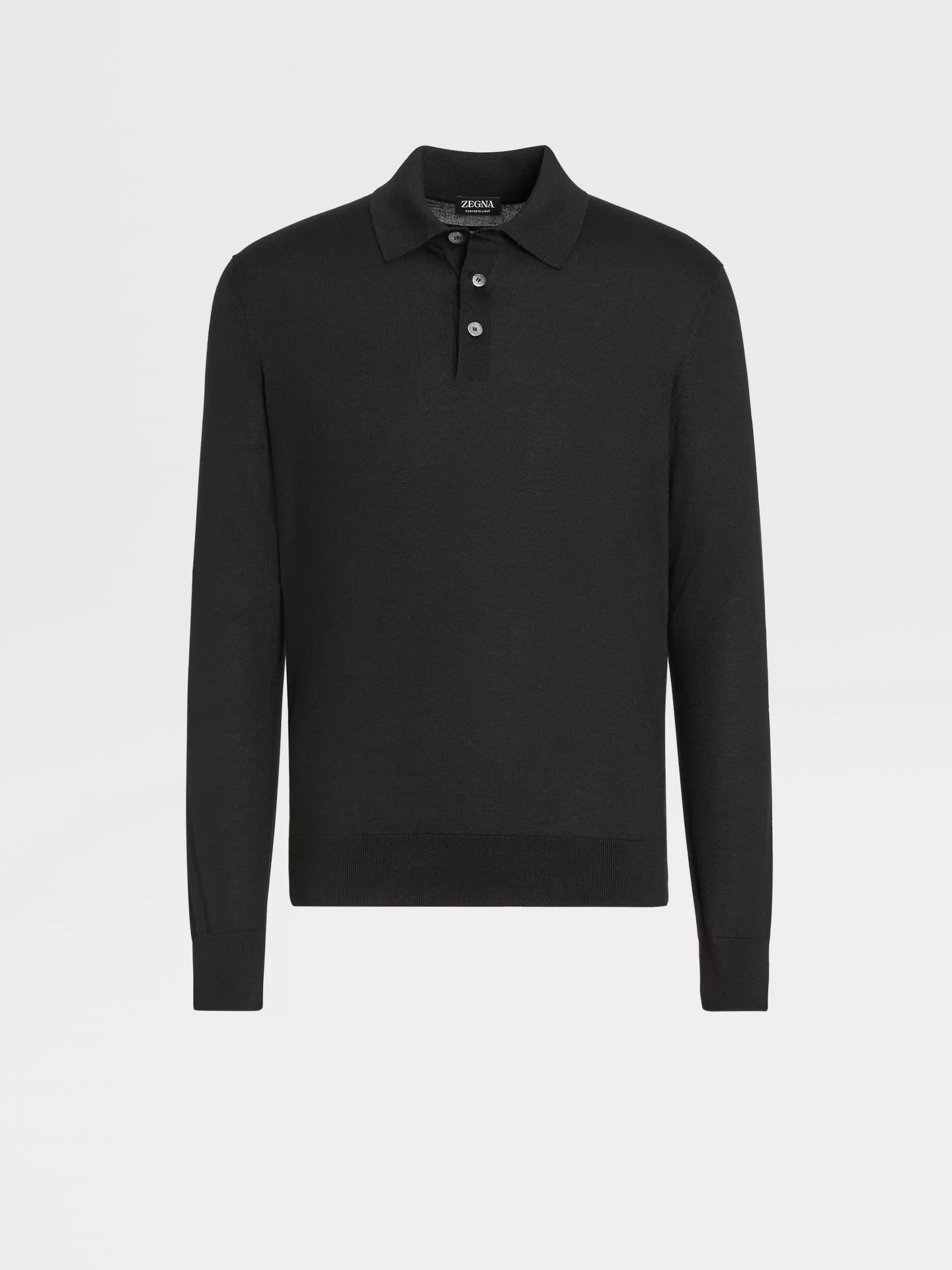 Shop ZEGNA Polo en Cashseta Color Negro