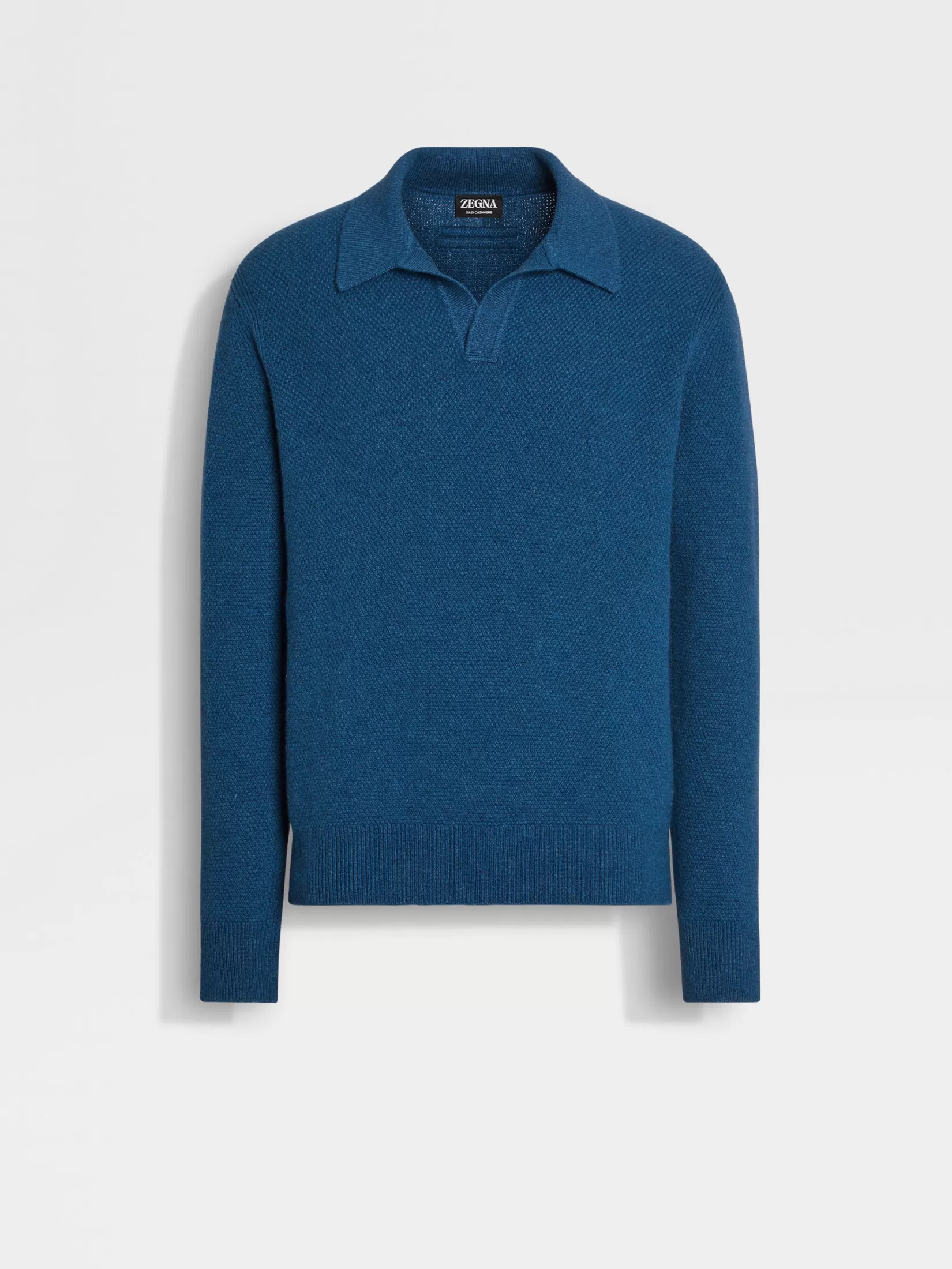 Online ZEGNA Polo en Oasi Cashmere Verde Azulado Brillante Mixto Verdeazuladobrillantemixto