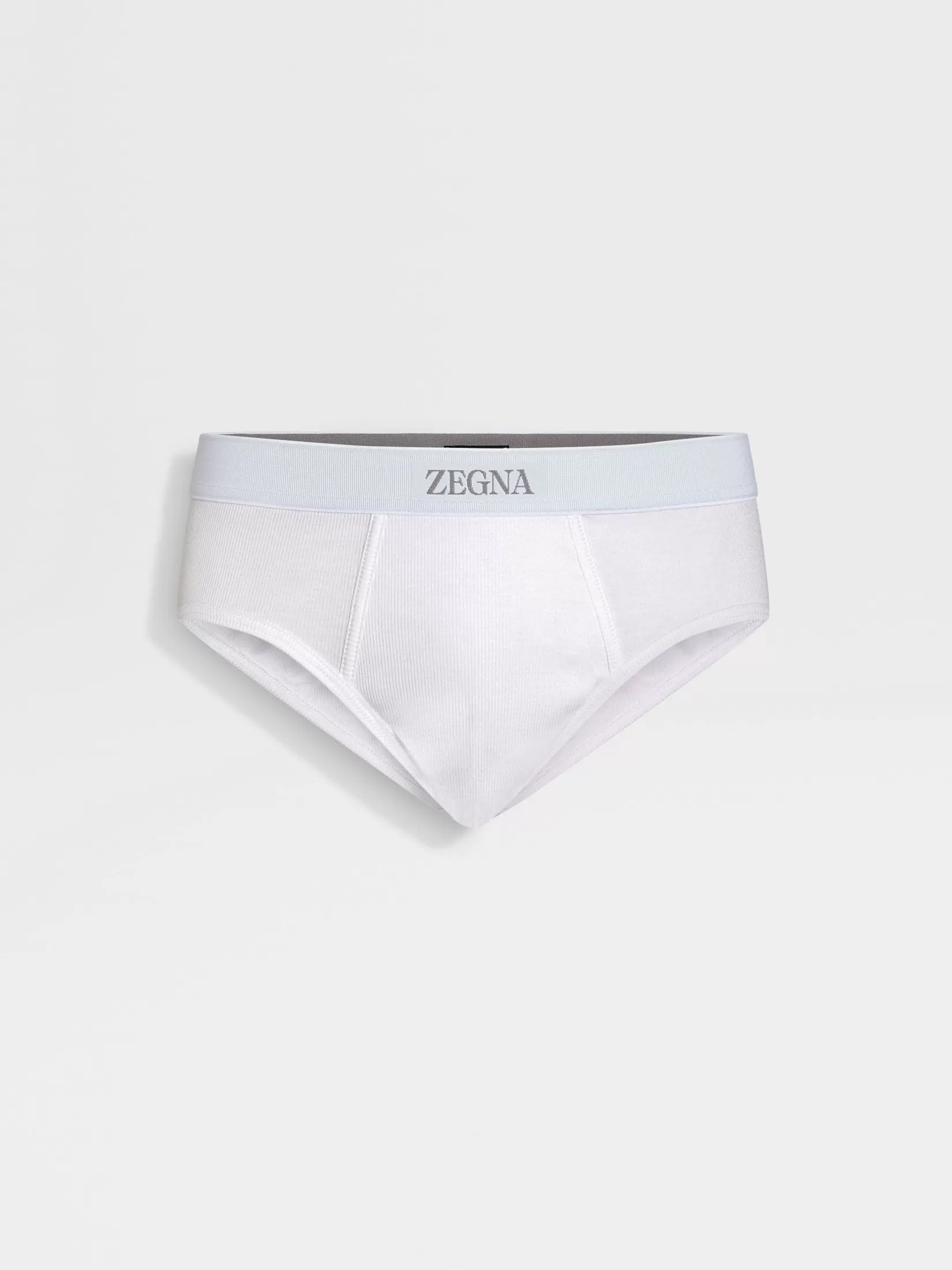Cheap ZEGNA Slip en Mezcla de Algodón Color Blanco