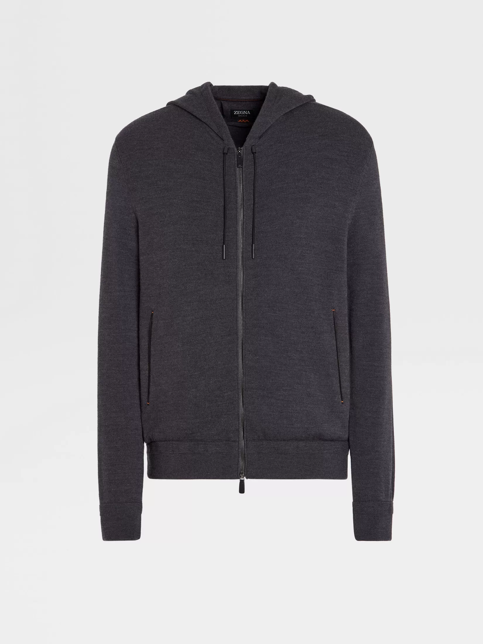 Cheap ZEGNA Sudadera con Capucha de Cremallera Completa en Lana 12milmil12 Gris Oscuro GrisOscuro