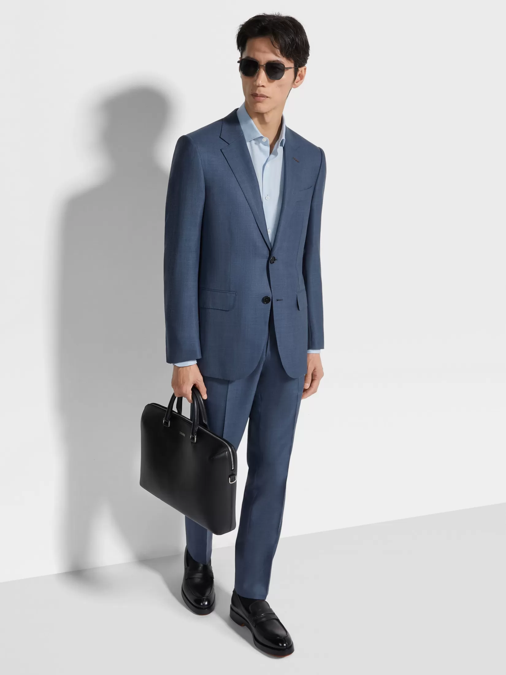 Sale ZEGNA Traje de Lana Centoventimila Azul Avio Oscuro Azulaviooscuro