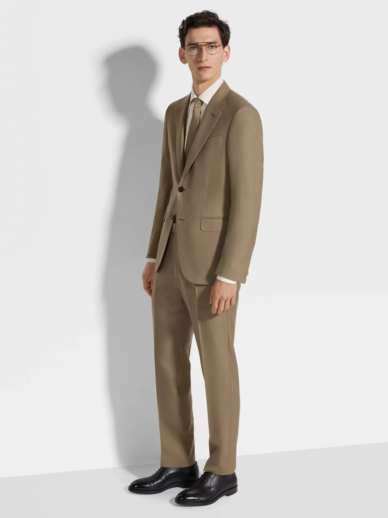 New ZEGNA Traje en Oasi Cashmere Ocre Oscuro OcreOscuro