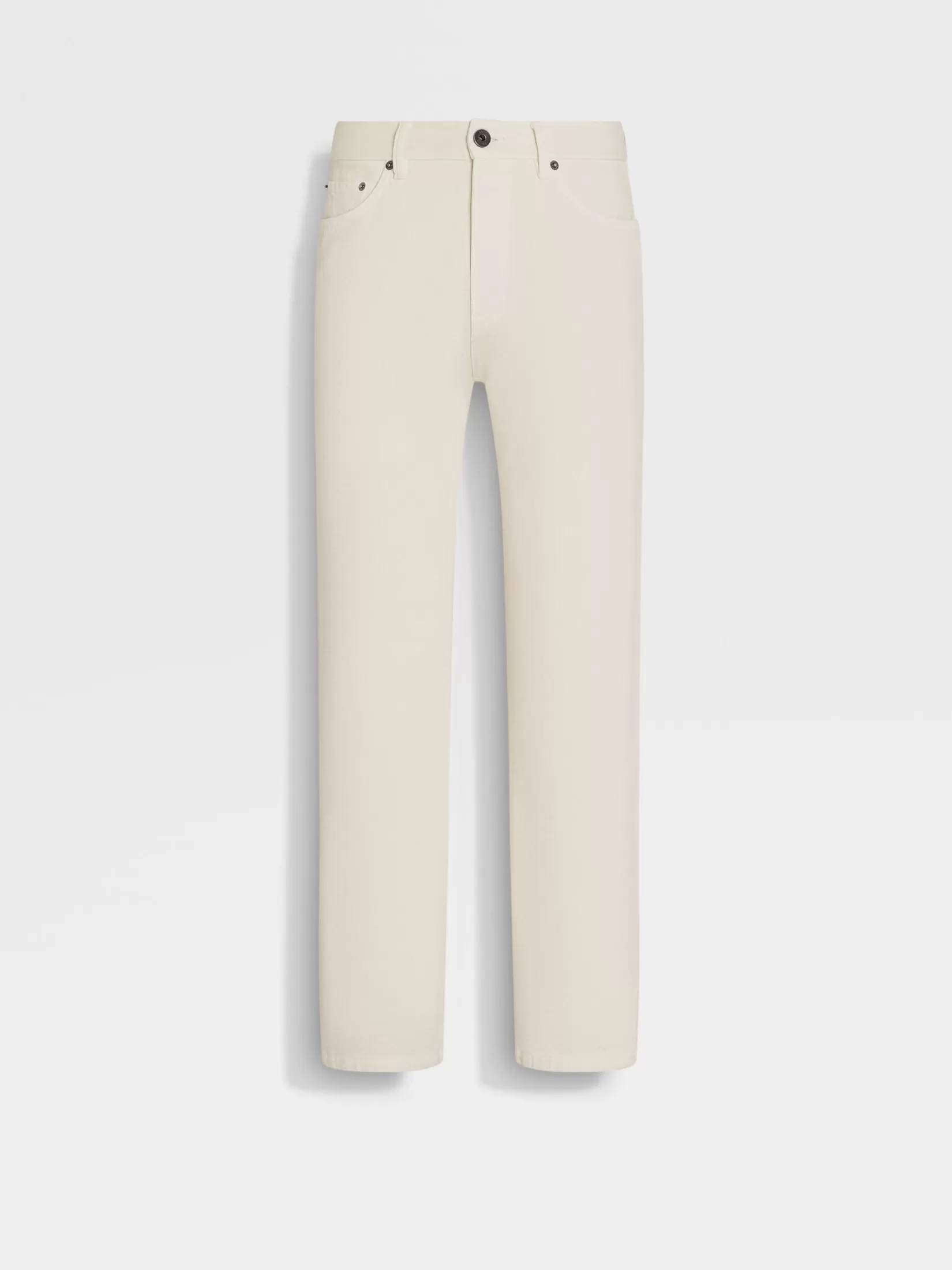 Fashion ZEGNA Vaqueros Roccia de Algodón Blanco