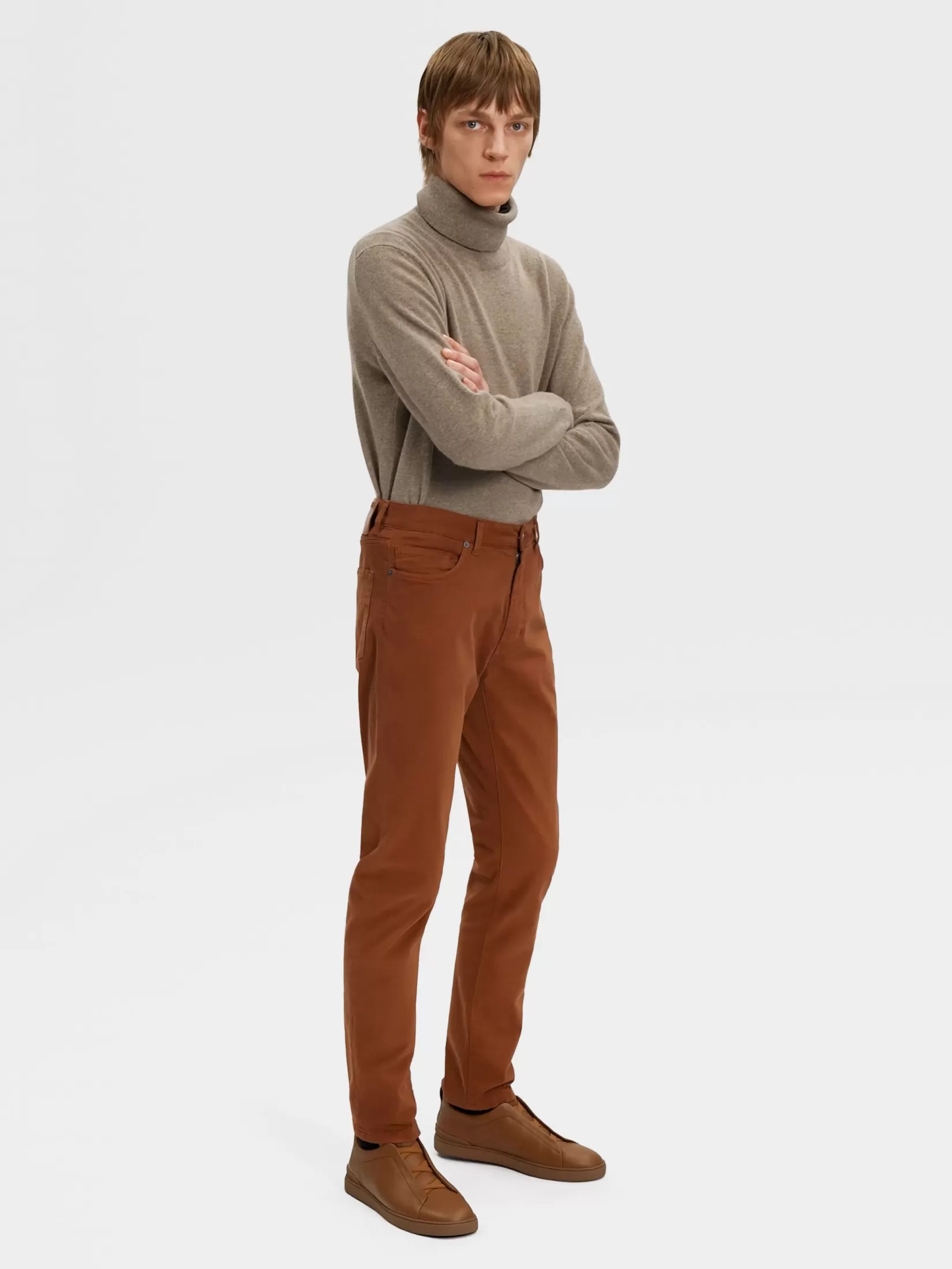 vaqueros_roccia_de_algodn_elstico_color_foliage_oscuro_6.webp Flash Sale ZEGNA Vaqueros Roccia de Algodón Elástico Color Foliage Oscuro Foliageoscuro