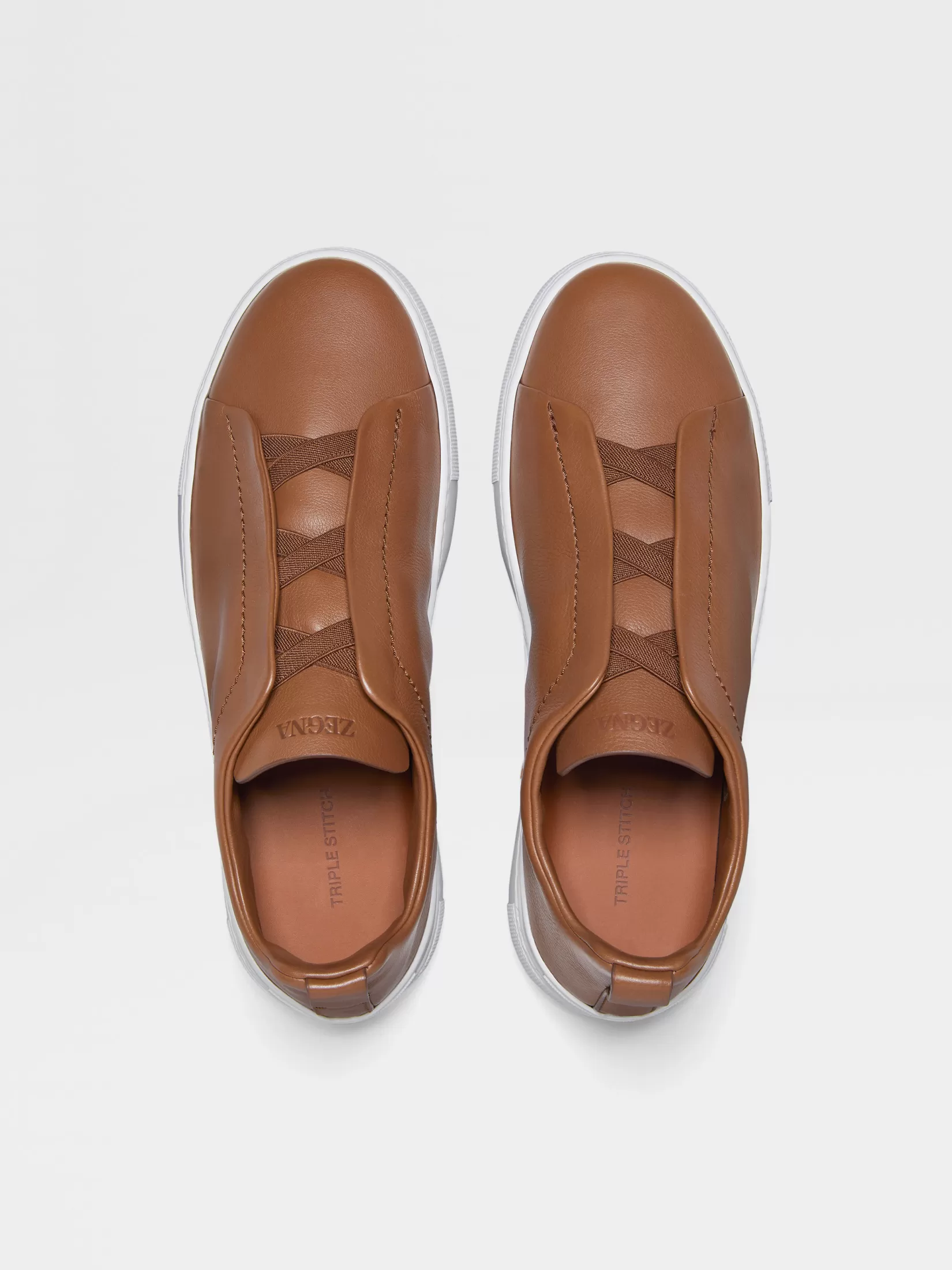 Online ZEGNA Zapatillas Triple Stitch™ SECONDSKIN Color Foliage Oscuro Foliageoscuro