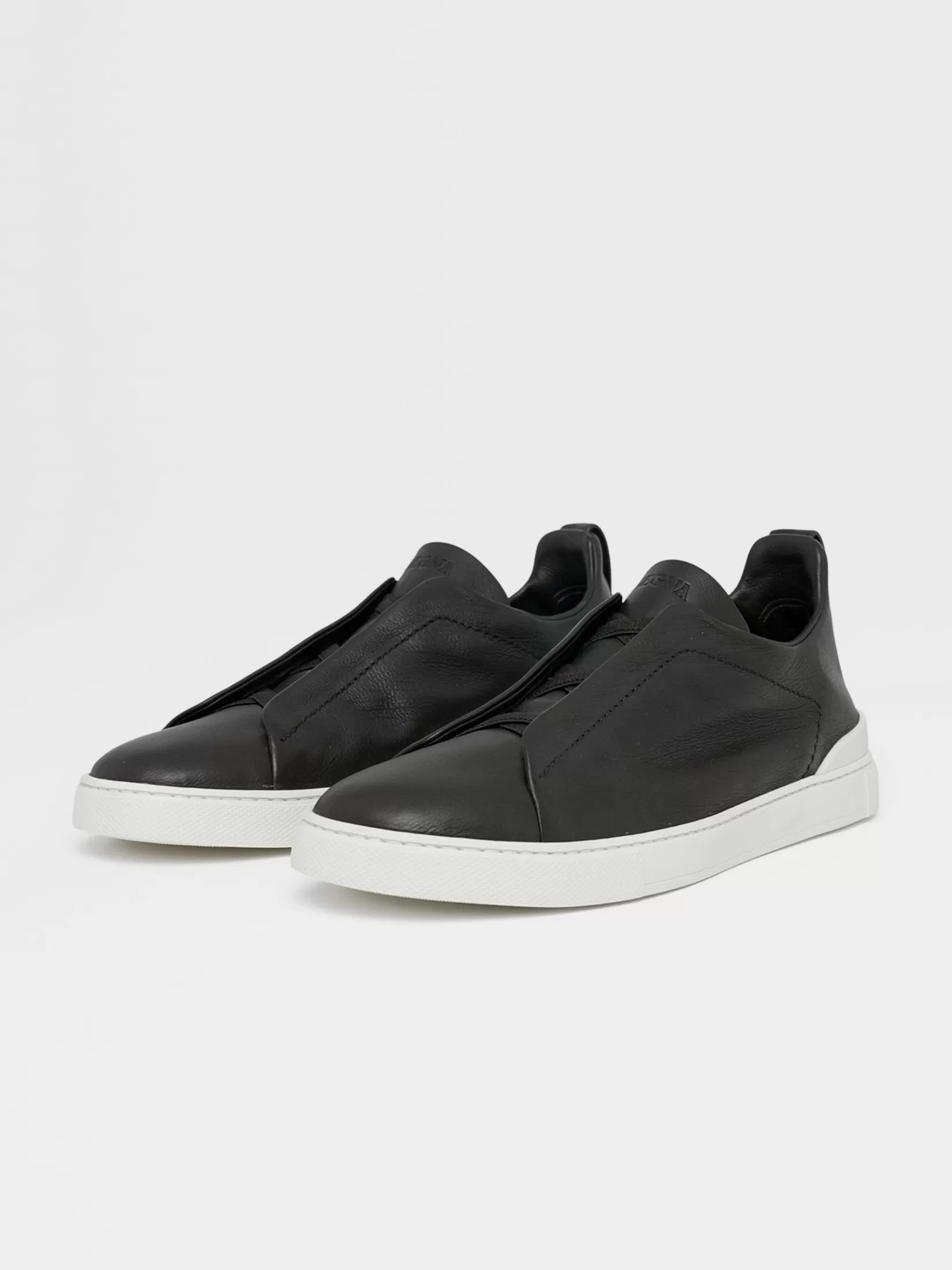 Fashion ZEGNA Zapatillas Triple Stitch™ SECONDSKIN Color Marrón