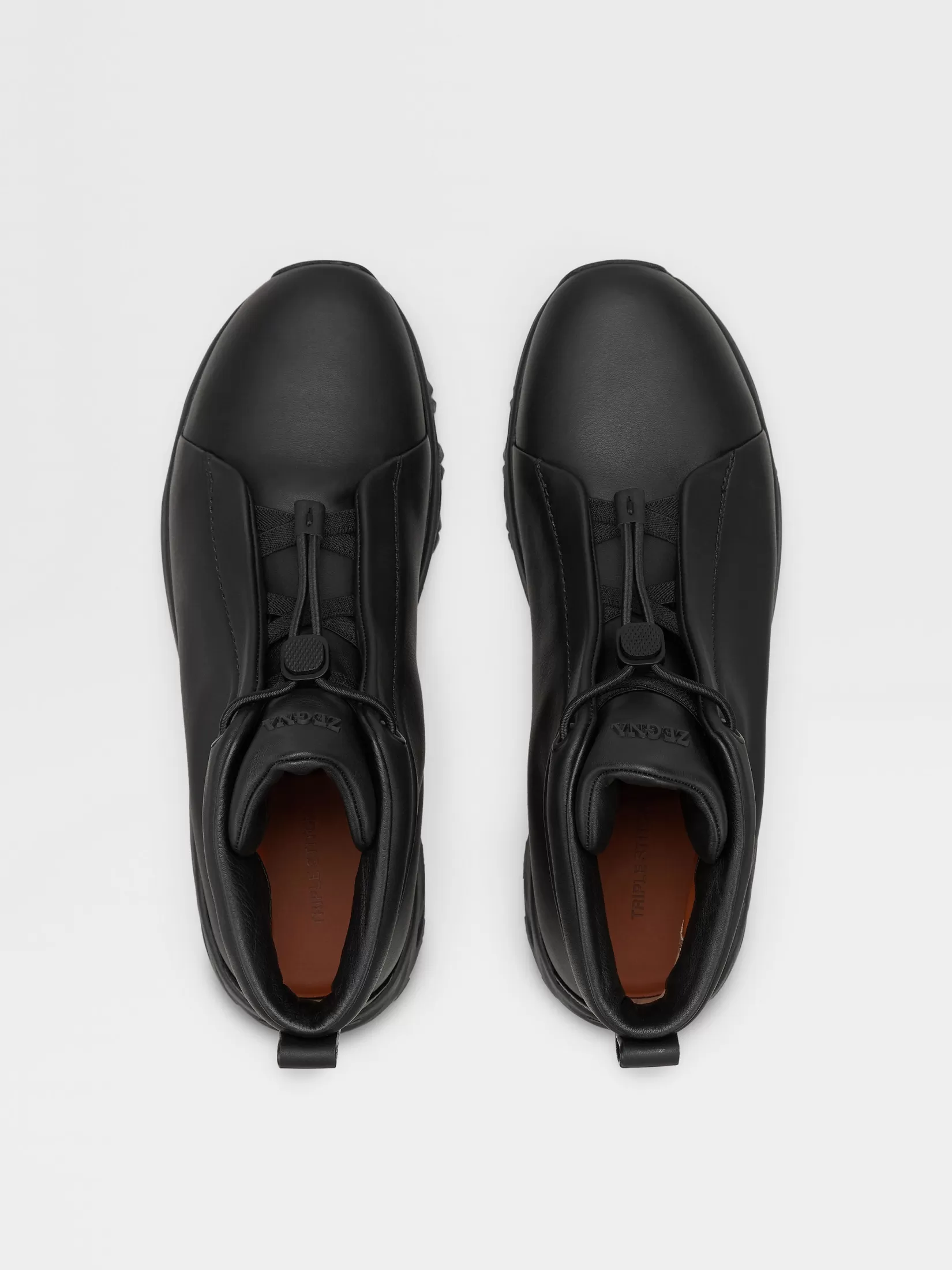 Best Sale ZEGNA Zapatillas Triple Stitch™ Vetta de Piel Color Negro