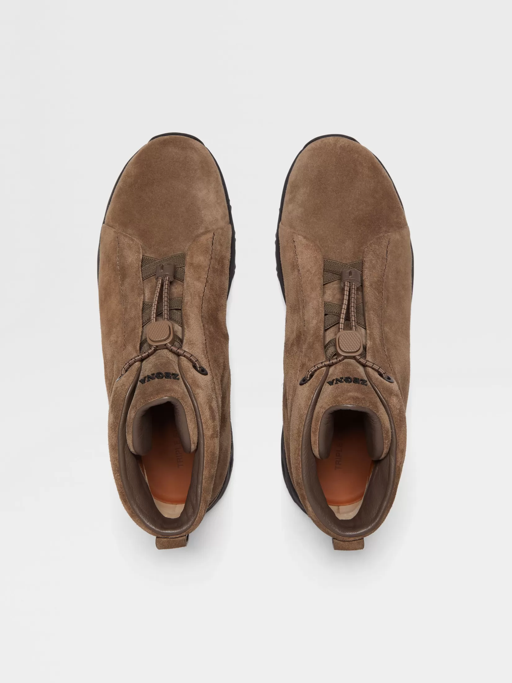 Online ZEGNA Zapatillas Triple Stitch™ Vetta en Ante Color Marrón