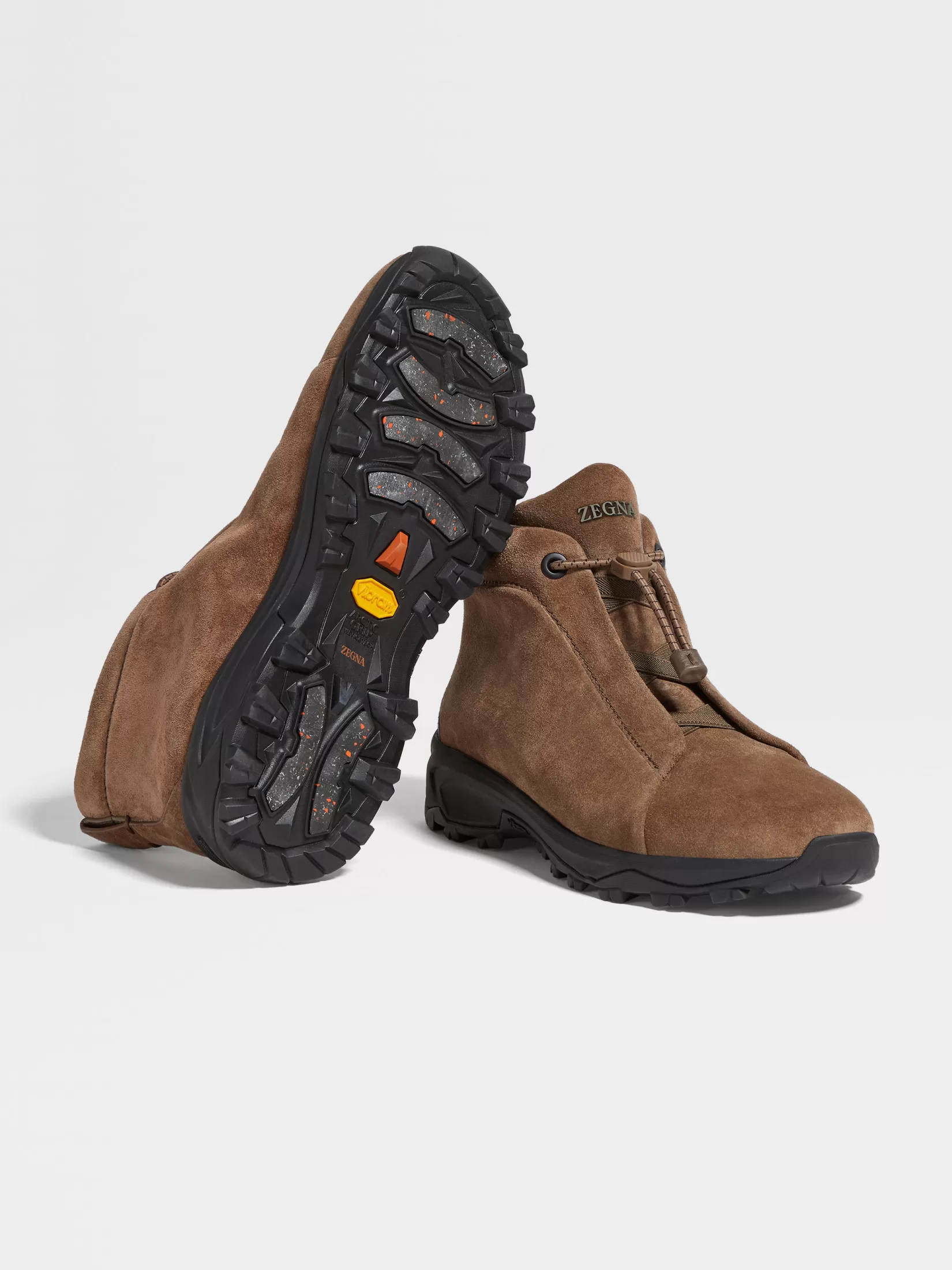 Online ZEGNA Zapatillas Triple Stitch™ Vetta en Ante Color Marrón